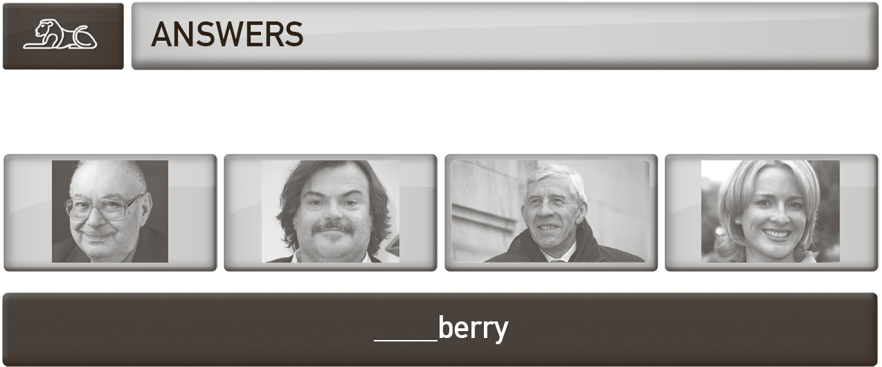 These peoples surnames can all be suffixed by berry to give the name of a fruit - photo 5