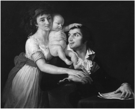 THE CORDELIERS Camille Desmoulins the romantic with Lucile and son Horace - photo 3