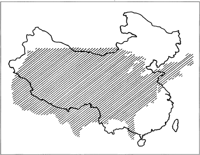 Map 12 Relative size of China and the 48 contiguous United States Adapted by - photo 1