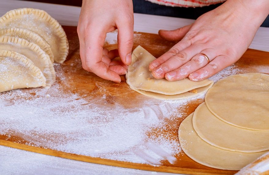 This is a basic empanada dough is super easy to make and can be used in just - photo 5