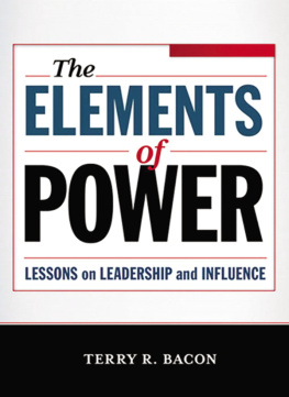 Terry Bacon - The Elements of Power