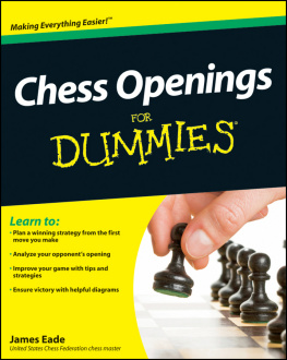 James Eade Chess Openings For Dummies