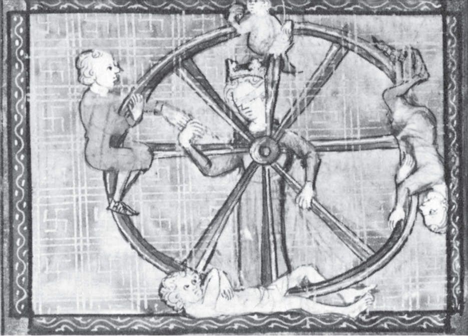 Fortunes wheel From a mid-14th century manuscript of Roman de la Rose - photo 3