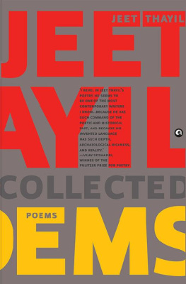 Jeet Thayil Collected Poems