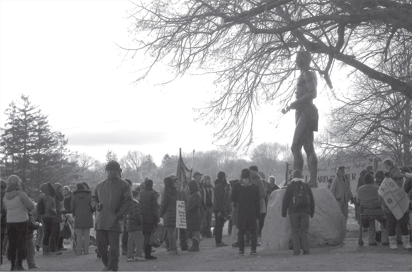 Figure 1 A crowd of Native Americans and supporters gathers for the National - photo 2