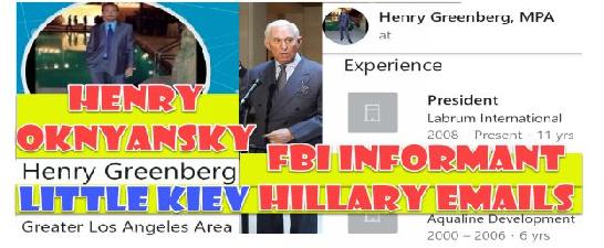 Henry Oknyanksy a two decade FBI informant was provided the false informant - photo 2