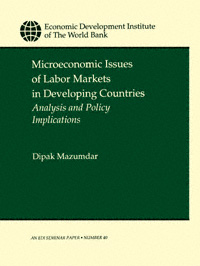 title Microeconomic Issues of Labor Markets in Developing Countries - photo 1