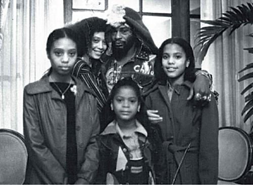 With the family in the seventies Office meeting With Sly Stone dressed - photo 1