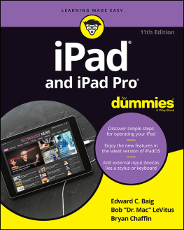 Edward C. Baig - iPad and iPad Pro For Dummies