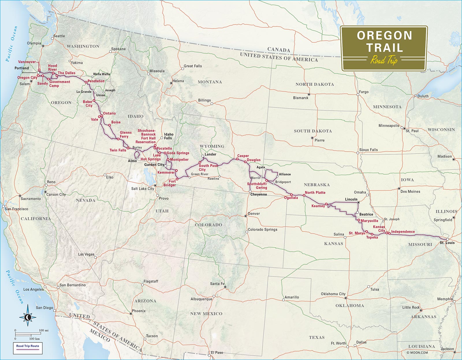 The Oregon Trail is in many ways the countrys original road trip Lured by - photo 4