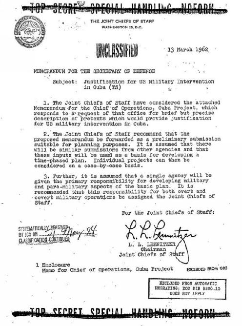 Project Northwoods Operation Mockingbird And The Assassination Of JFK MLK And RFK - photo 3