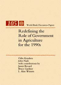 title Redefining the Role of Government in Agriculture for the 1990s - photo 1