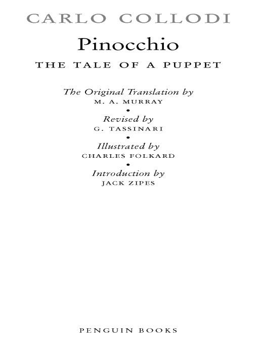 Table of Contents PINOCCHIO CARLO COLLODI 1826-1890 was the pen name of - photo 1