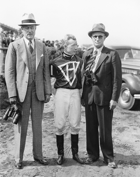 Charles Howard Red Pollard and Tom Smith KEENELAND-COOK For Borden - photo 3