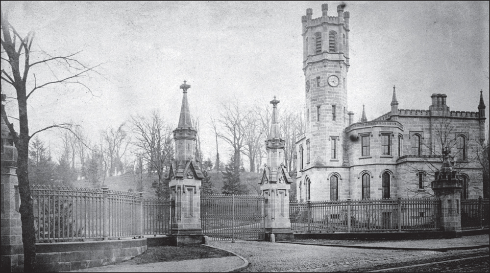 BUTLER STREET GATEHOUSE C 1873 Shown here in an 1873 cemetery publication - photo 2