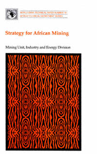 title Strategy for African Mining World Bank Technical Paper No 181 - photo 1