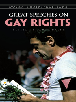 (ed.) James Daley (retail) - Great Speeches on Gay Rights