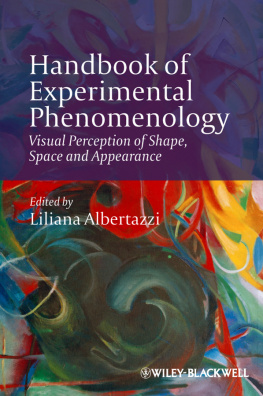 Albertazzi - Handbook of Experimental Phenomenology