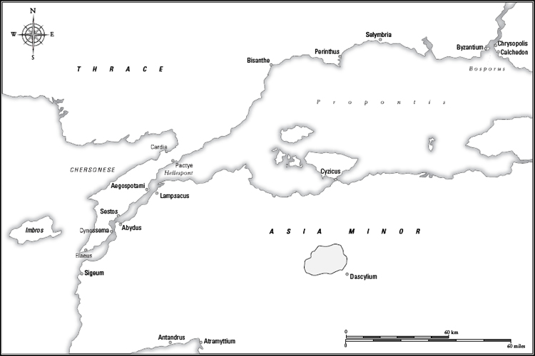 Map 3 The Hellespont Propontis and Bosporus Preface In 1984 in order to - photo 4