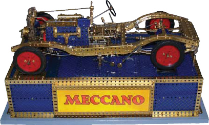 The revised Meccano chassis based on the Bentley silent sports car of 1933 the - photo 3