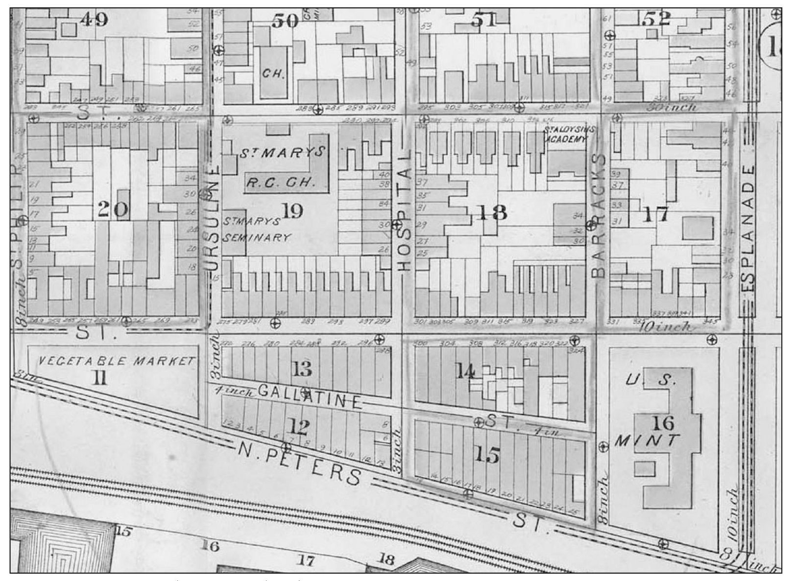 ROBINSON ATLAS This 1880 atlas shows the location of St Aloysius Academy in - photo 7