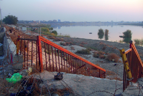 Abu Nuwas Street lined with restaurants and bars along the banks of the - photo 16