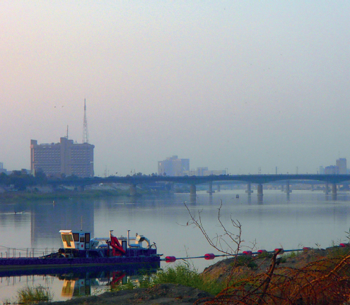 The view along the Tigris River towards the Medical City facility far right - photo 15