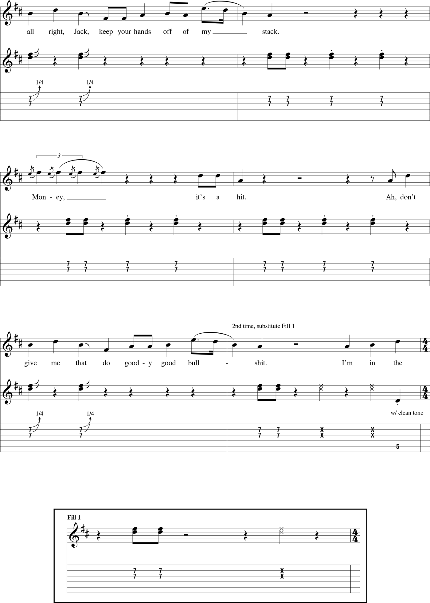 Pink Floyd--Dark Side of the Moon Songbook Guitar Play-Along Volume 68 - photo 24