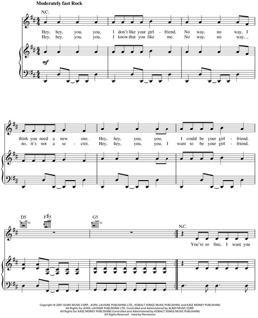 Avril Lavigne--The Best Damn Thing Songbook - photo 2