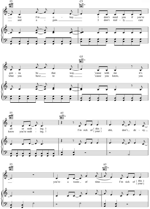 Avril Lavigne--The Best Damn Thing Songbook - photo 13