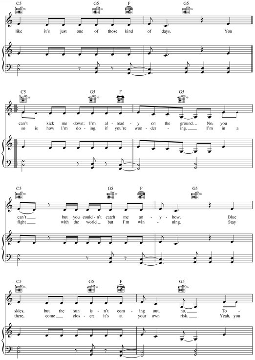 Avril Lavigne--The Best Damn Thing Songbook - photo 20