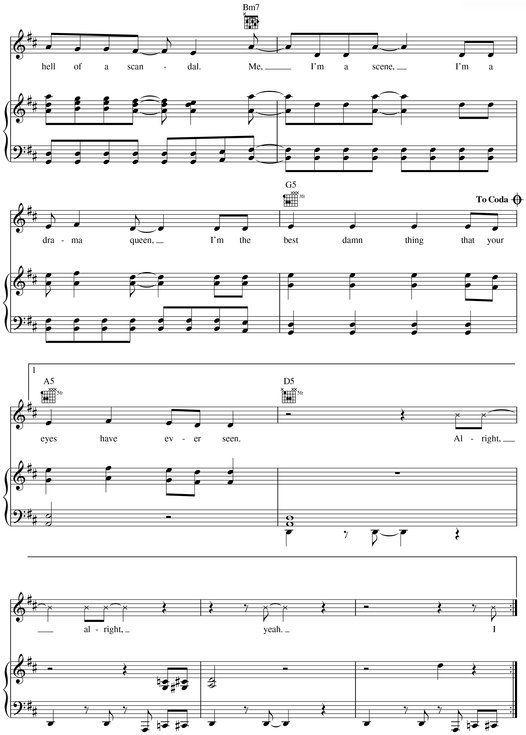 Avril Lavigne--The Best Damn Thing Songbook - photo 31