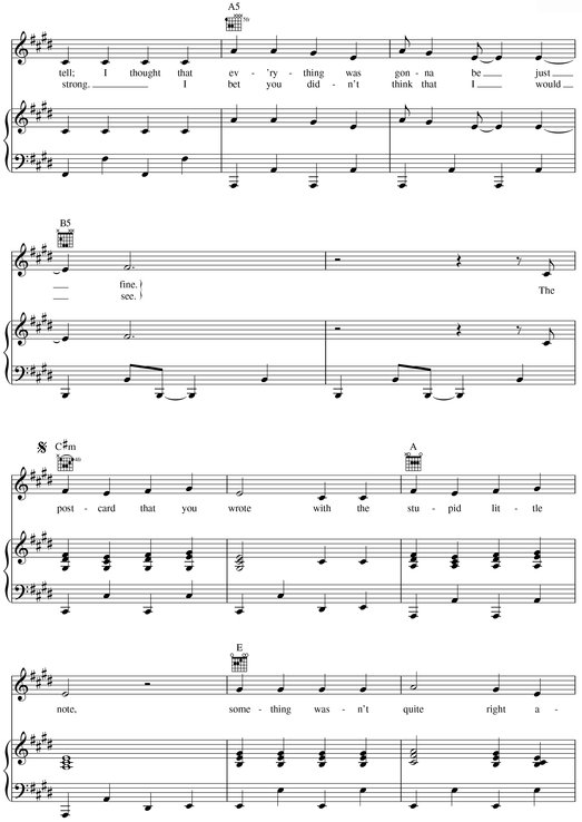 Avril Lavigne--The Best Damn Thing Songbook - photo 43