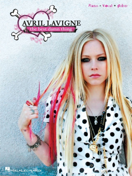 al et Avril Lavigne--The Best Damn Thing (Songbook)