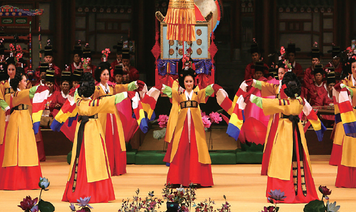 Court dancers perform to court music The gayageum Koreas most - photo 6