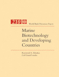 title Marine Biotechnology and Developing Countries World Bank Discussion - photo 1