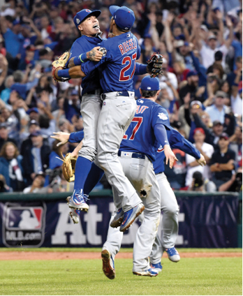 The Chicago Cubs celebrate becoming World Series champions for the first time - photo 8