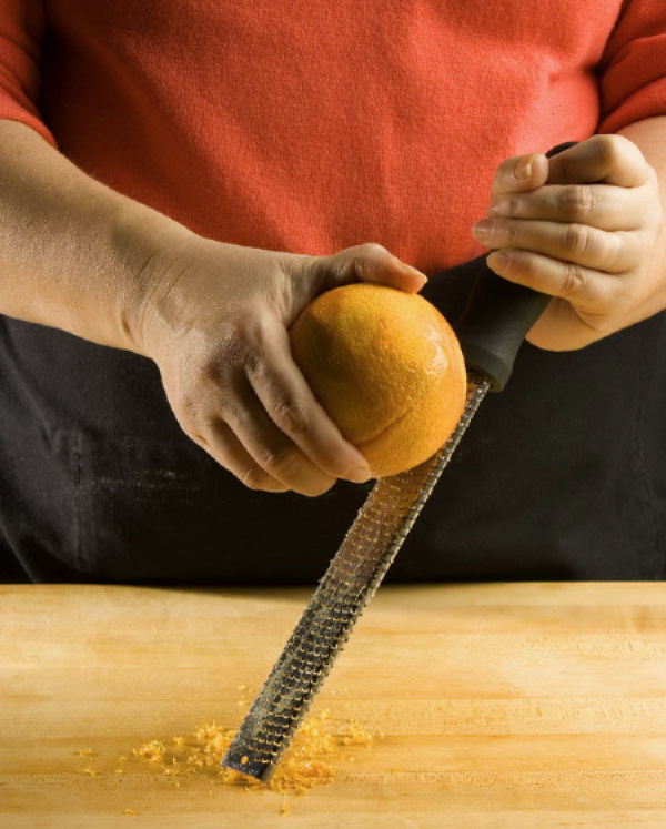 The Microplane grater creates fluffy fruit zests and shredded cheeses with - photo 3