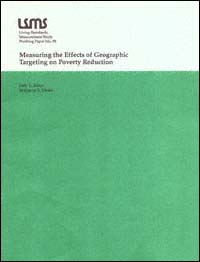 title Measuring the Effects of Geographic Targeting On Poverty Reduction - photo 1