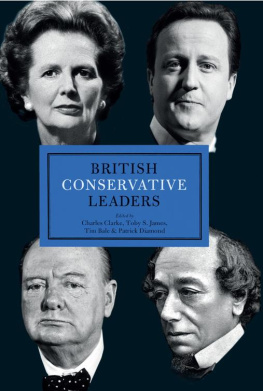 Bale Tim - British Conservative Leaders