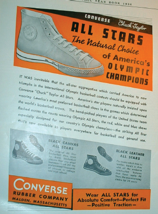 1936 Converse ad for Chuck Taylor All Stars In their first five decades - photo 6