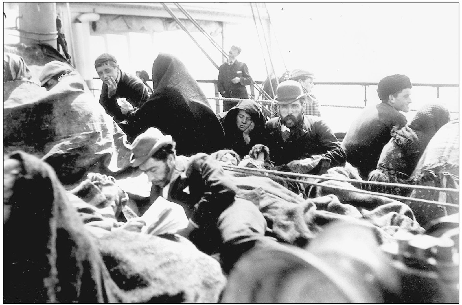 THE OCEAN CROSSING Joseph Byron snapped this shot of immigrant passengers - photo 7