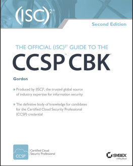 Adam Gordon - The Official (ISC)2 Guide to the CCSP CBK