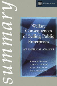 title Welfare Consequences of Selling Public Enterprises An Empirical - photo 1