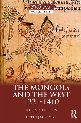Jackson - The Mongols and the West 1221-1410