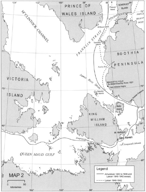 Detailed map of the area surrounding Gjoa Haven Map by Tim West Foreword In - photo 5