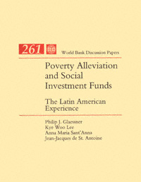 title Poverty Alleviation and Social Investment Funds The Latin American - photo 1