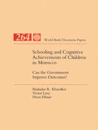 title Schooling and Cognitive Achievements of Children in Morocco Can - photo 1