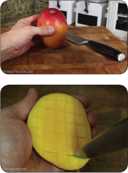 Grab yourself a mango and try this little trick Carefully cut off the two - photo 8