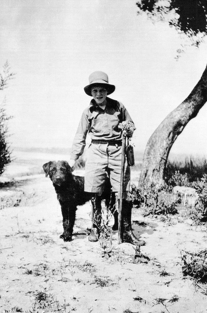 Durrell around ten years old in typical natural history exploration - photo 4